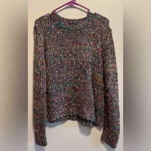 Vibrant Knit Women's Sweater